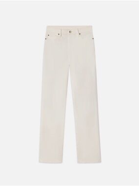 FRAME Le Grand Garçon Boyfriend Jeans - Ivory White - Size 30